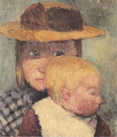 Zonnige kinderen door Paula Modersohn Becker
